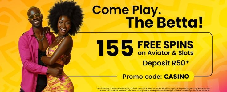 Bettabets 155 Free Spins - Use promo code CASINO