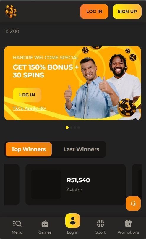 Jabula Bets mobile view