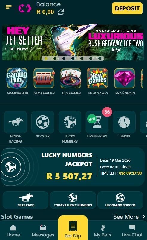 Lucky Fish mobile view