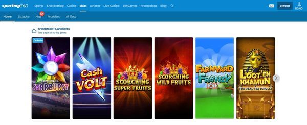 Sportingbet desktop view